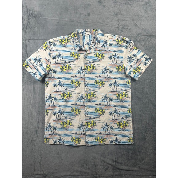 thereabouts Other - Thereabouts Mens XXL Palm Tree Floral Tropical Short Sleeve Cotton Button Down